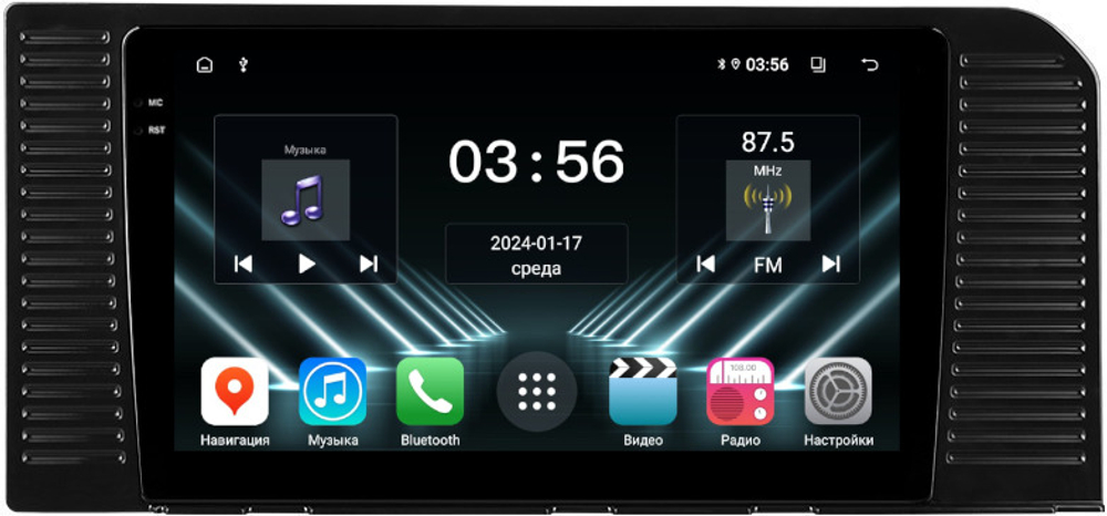 Магнитола для Toyota Land Cruiser Prado 250 2023+ (без 360) - FarCar DX10-9687 монитор 10.36" IPS на Android 13, 4+64Гб, CarPlay