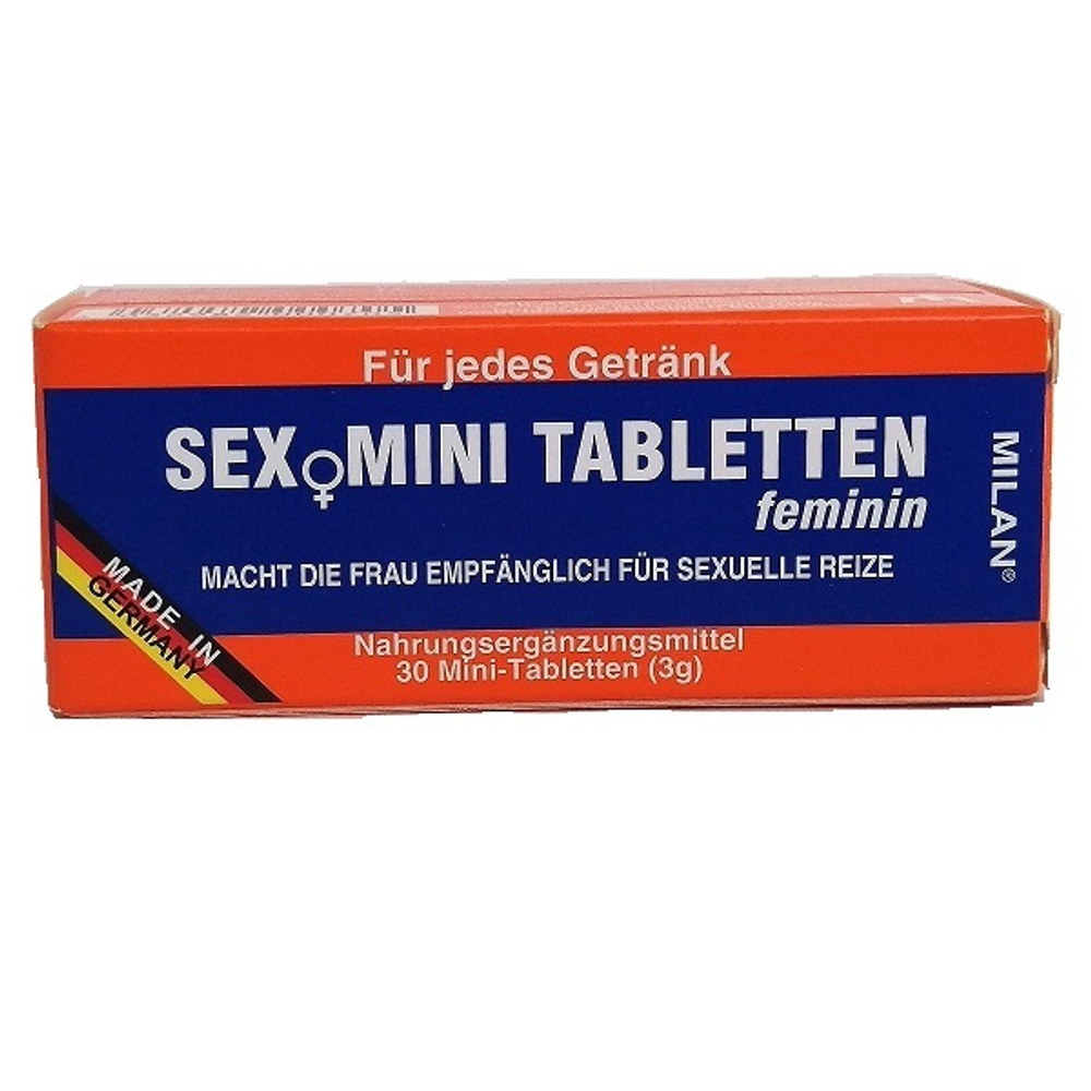 Купить Возбуждающие таблетки для женщин Milan Arzneimittel  Sex-Mini-Tabletten feminin недорого в интернет-магазине Мелоскоп