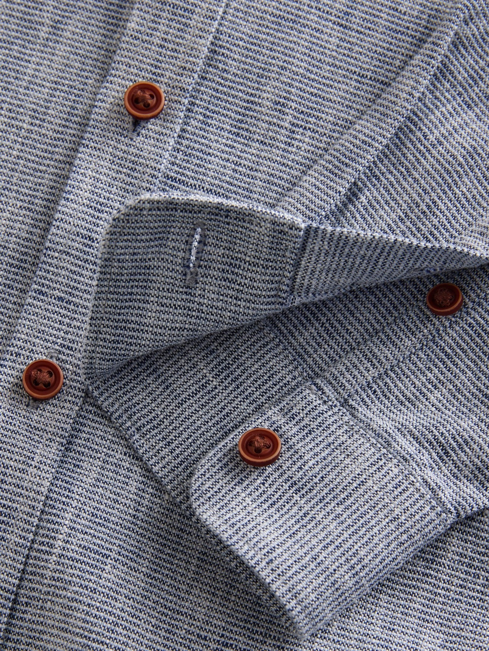 Рубашка льняная для мальчика Next E31-736, Синий