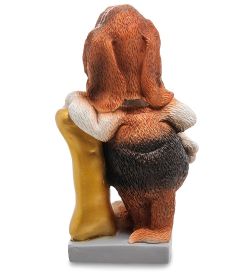 RV-903 Статуэтка Собака Бассет-хаунд «Жизнь удалась» (W.Stratford)