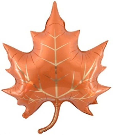К Фигура Кленовый лист Оранжевый