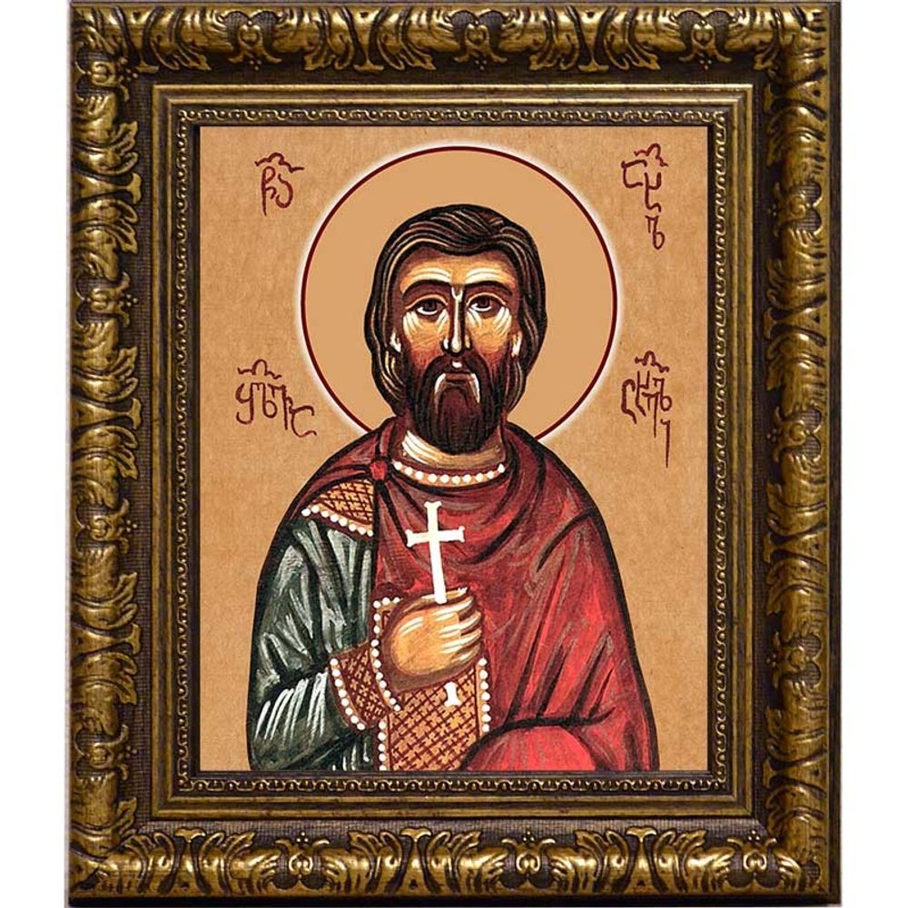 Шалва Ахалцихский мученик. Икона на холсте.
