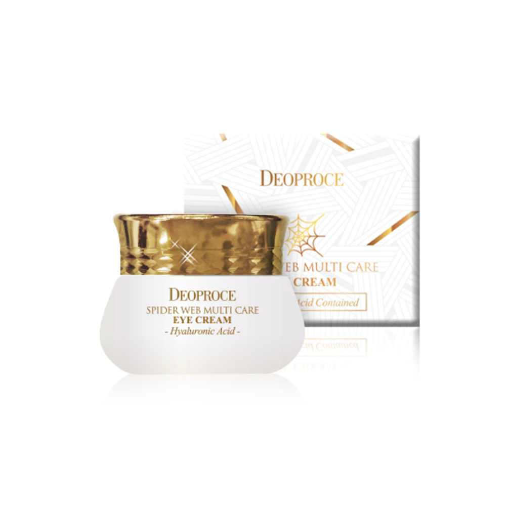 Deoproce Spider Web Multi-Care Cream омолаживающий крем для лица с протеинами паутины