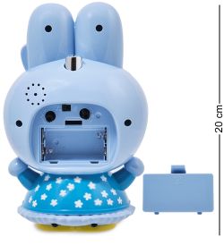 GAEM Art CL-77/1 Будильник «Зайка» голубой