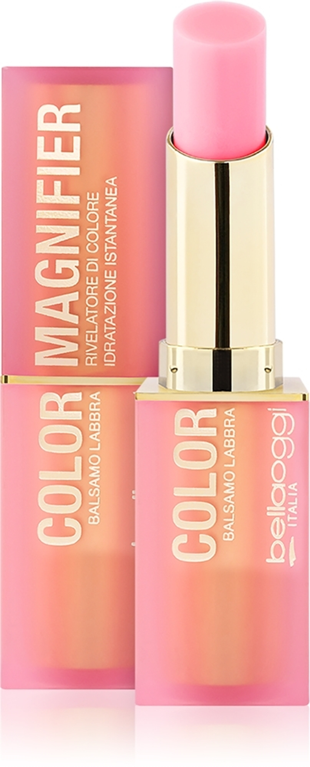 bellaoggi Color Magnifier Lip Balm - Тонизирующий увлажняющий бальзам для губ, 3 g