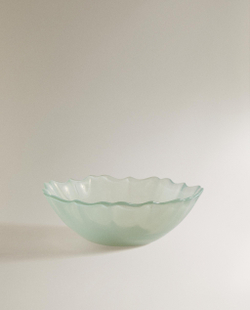Zara Home миска из стекла, цвет зелёный, 16 см · 0288/211