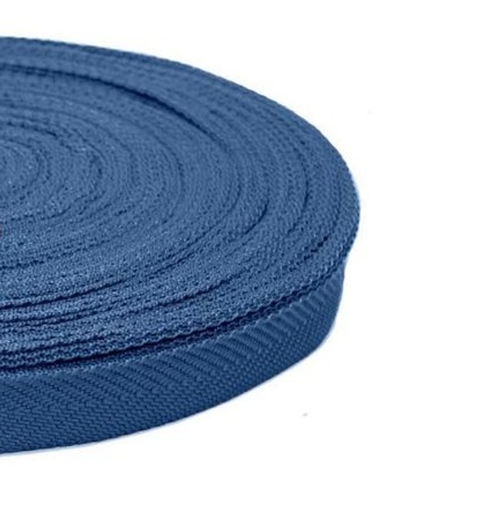 Тесьма окантовочная ёлочка, ш. 2,2 см, 7,5 гр/м, синий