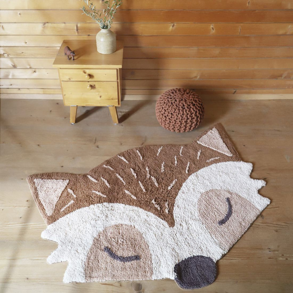 Стираемый коврик Nattiot Marlo (85 Х 120 см), хлопок, коричневый