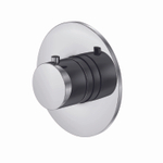 Steinberg Термостат 3/4“, встраиваемый, без регулировки расхода воды, в комплекте со скрытым корпусом, c уплотнительной манжетой Kerdi, c защитнoй крышкoй 140мм, проток воды 35 л/мин при 3 бар, хром 100 4300