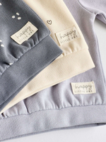 Свитшот и джоггеры в комплекте для малышей Next AN9-065, 3 шт., Темно-серый, Кремовый