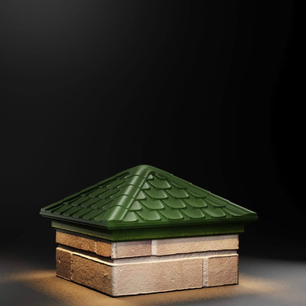 Колпак для забора ELBRUS на 1,5 кирпича с LED подсветкой