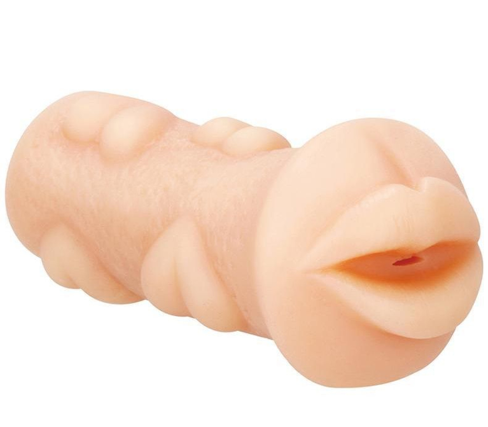 Телесный мастурбатор-ротик REALSTUFF YOUNG LIPS (Цвет: телесный)