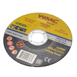 Круг отрезной абразивный 125x1.2x22.2мм WMC TOOLS WMC-CW505
