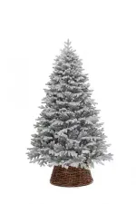 Заснеженная елка «Александрийская» (Литая хвоя) 210 см / 2,1 м