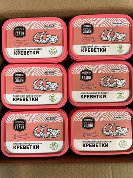 Плавленный сыр 180гр с Креветкой Радость вкуса