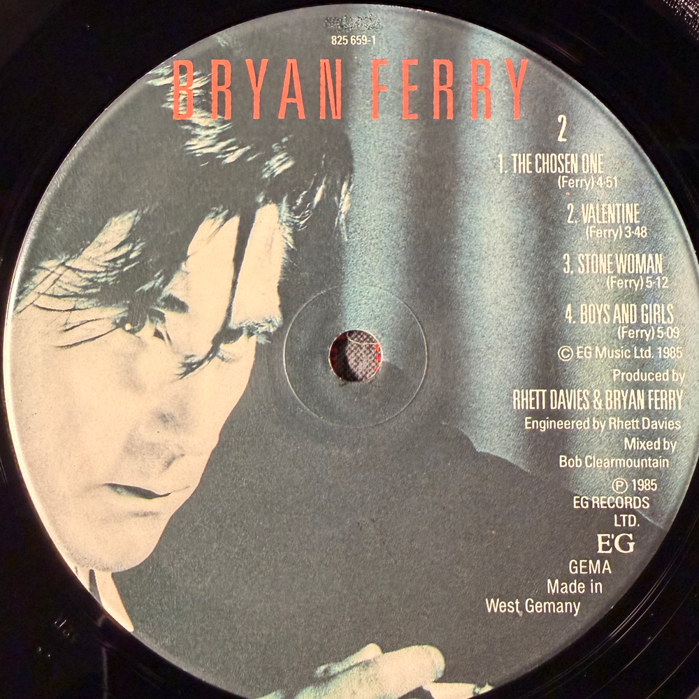 Bryan Ferry - Boys And Girls (Германия 1985г.)