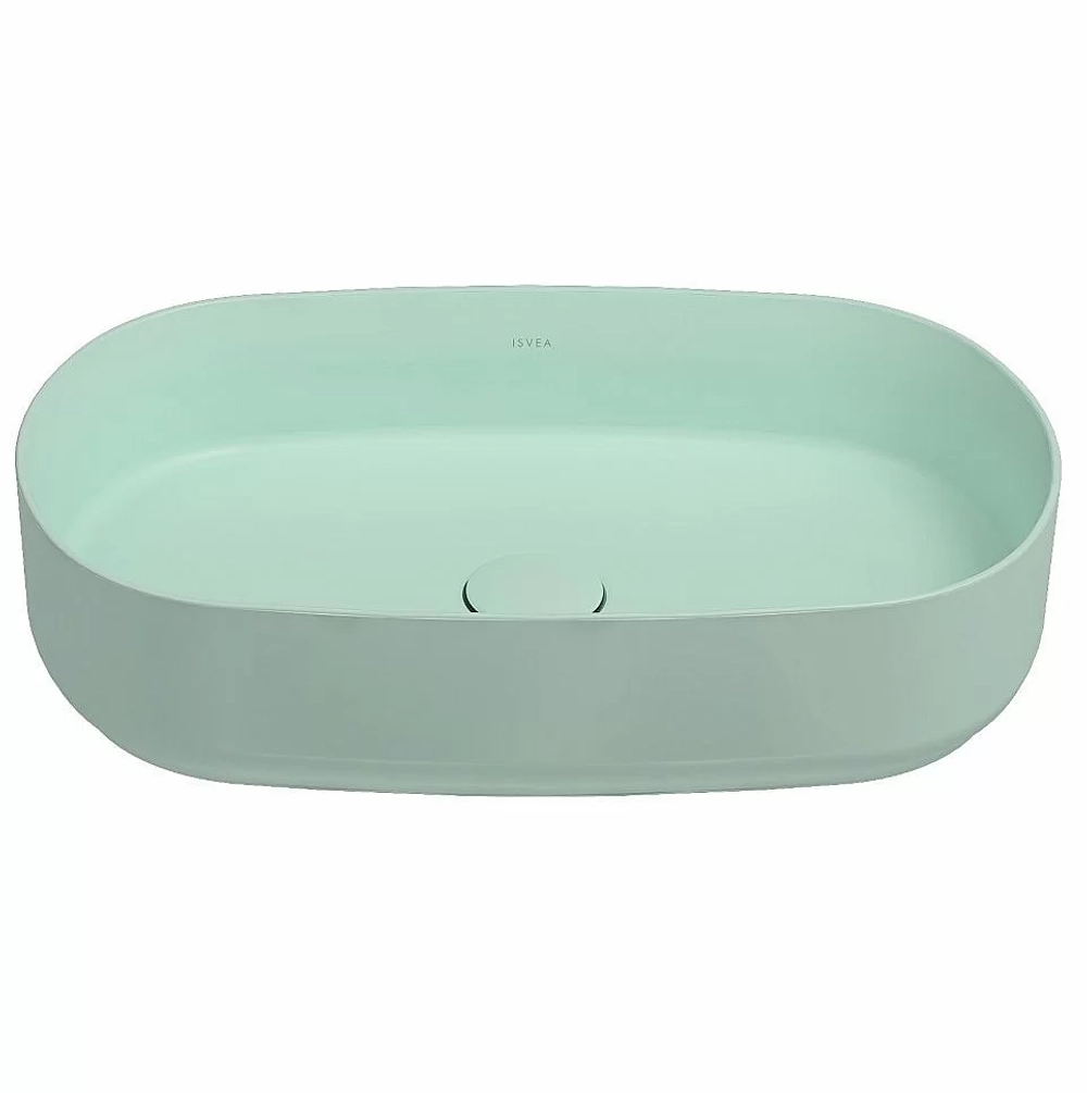 Раковина ISVEA Infinity 55 10NF65055SV-2T мятно-зеленый матовый