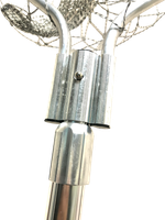 Подсак EcoPro 66060232 60х60см рукоятка до 2.2м Серебро EP-66060232