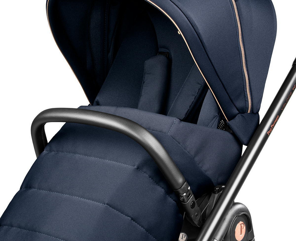 Коляска Peg Perego Veloce TC New Belvedere Lounge 3 в 1 Blue Shine