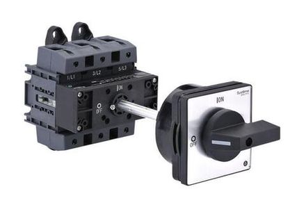 Выключатель-разъединитель 3п 175А IP20 с черн. выносн. рукоят. на дин-рейке/плате SE MSD175340B