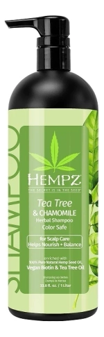 Hempz Шампунь Hempz Здоровые волосы Чайное дерево и Ромашка-Tea Tree & Chamomile Herbal Shampoo