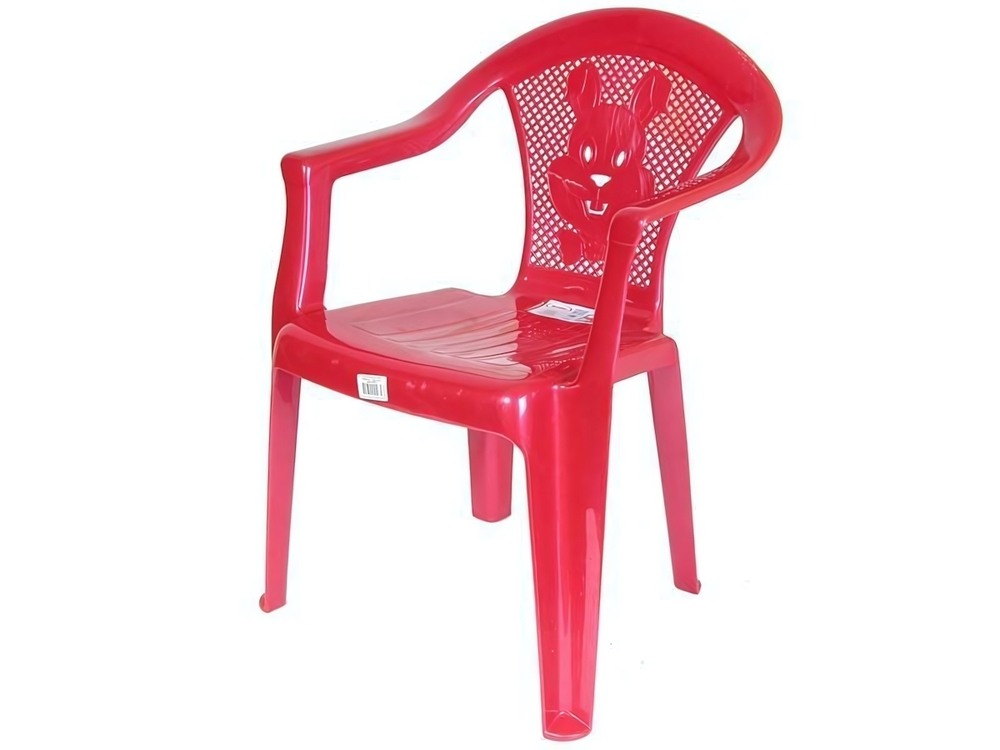 Стульчик детский "Малыш" красный перламутр