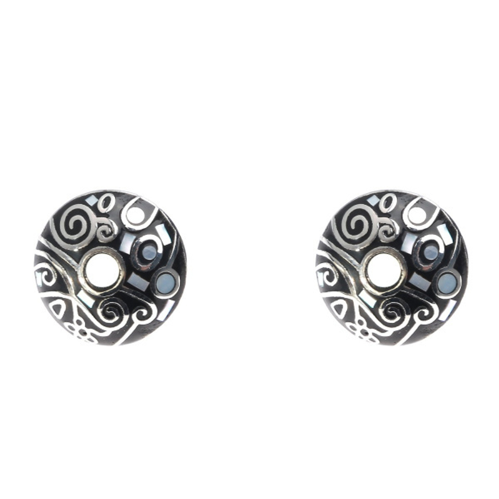 Серьги пусеты Fiore Luna *AE01213-6 BW