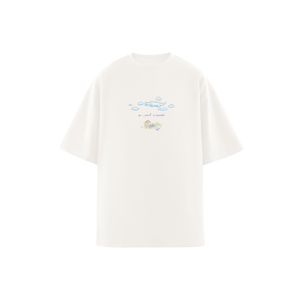 Футболка Called a Garment Doodle Chump T-Shirt "Milk"