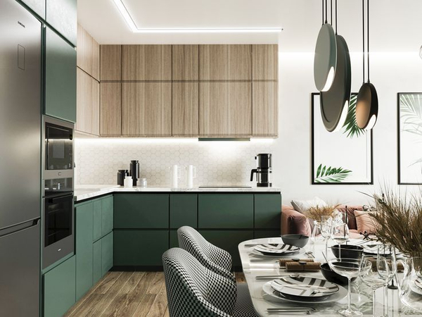 Примеры современных дизайнов кухонь из интернета