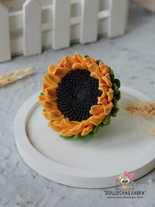 Силиконовая форма Подсолнух
