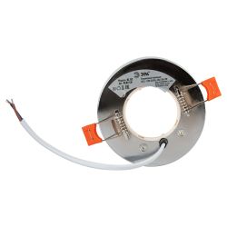 Светильник встраиваемый ЭРА KL82 CH под лампу GX53 хром | Встраиваемые светильники Для ламп GX53