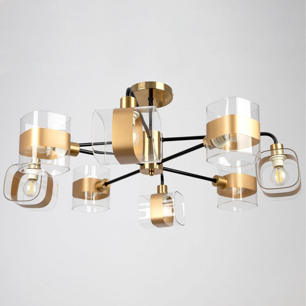 Citilux Бертон CL140181 Люстра потолочная Бронза