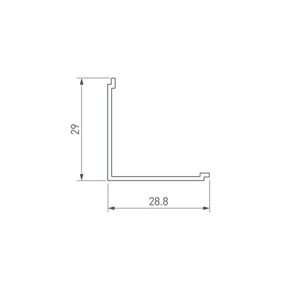 Экран SL-KANT-H30 SQUARE OPAL (Arlight, Пластик) 023726