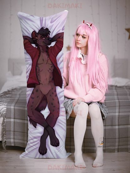 Дакимакура фурри Гиена-мальчик арт. 0667