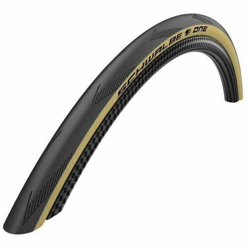 Покрышка 700x25C (25-622) ONE Perf, RaceGuard, ADDIX TUBE T HS462A B/CL-SK черно/бежевая SCHWALBE