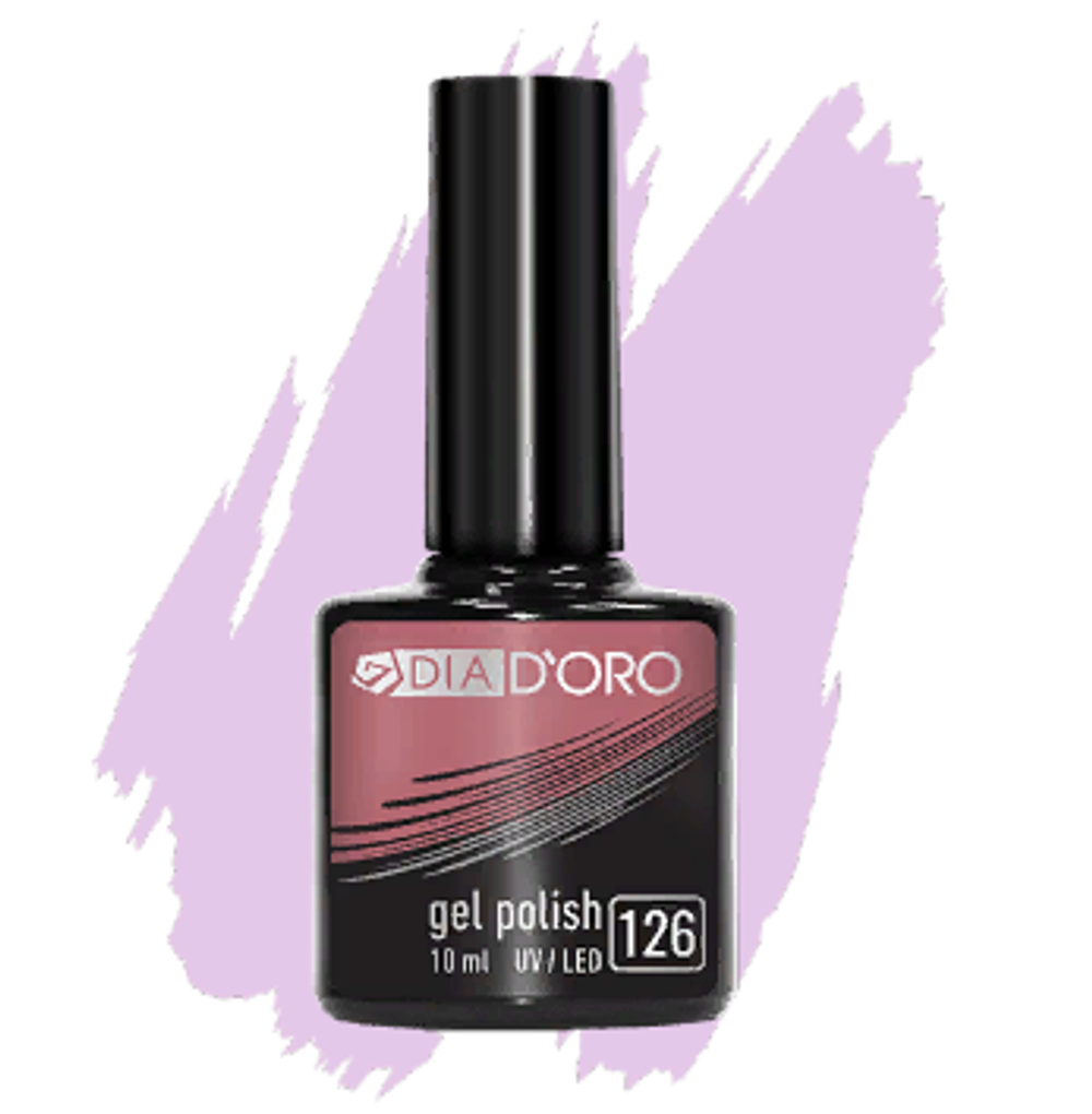 Dia D'oro Гель-лак для ногтей Gel Polish, трехфазный, №126, 10 мл