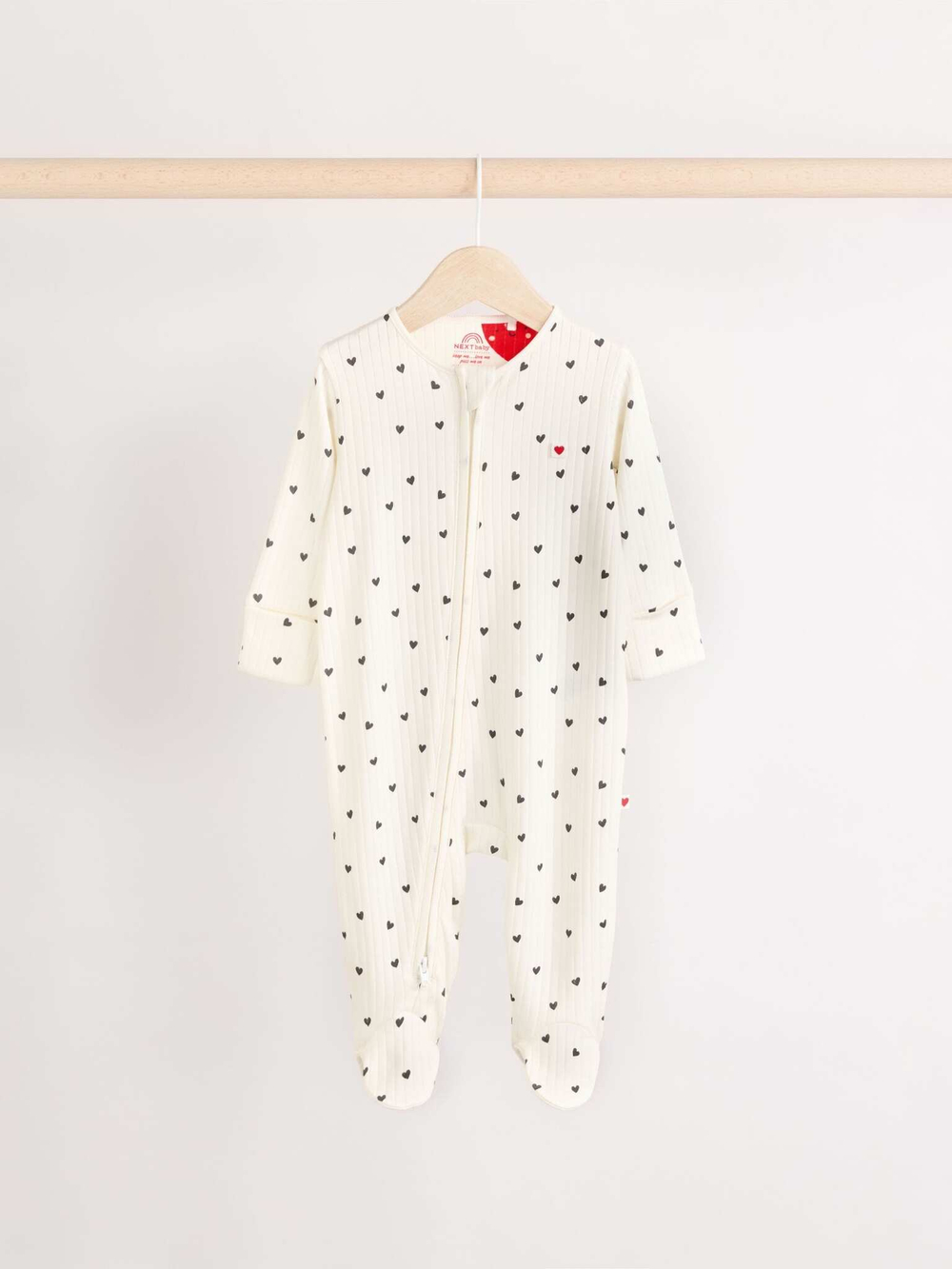 Комбинезон / Cлип для малышей Next E60-080, 3 шт., Молочный, Красный