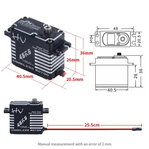Сервопривод JX Servo CLS-HV7346MG HV Coreless Metal Gear digital