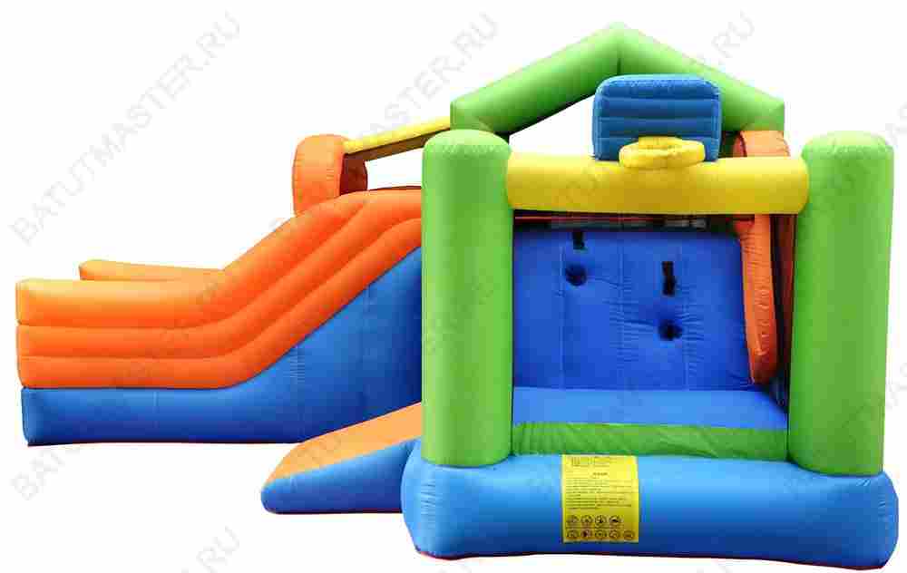 Батут для дачи "Яркое приключение " 3,7*3,0*2,2 м