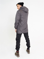 Анорак утепленный удлиненный мужской серый Город Горький
