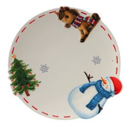 GAEM Тарелка "Лошадка", L21 W21 H2 см