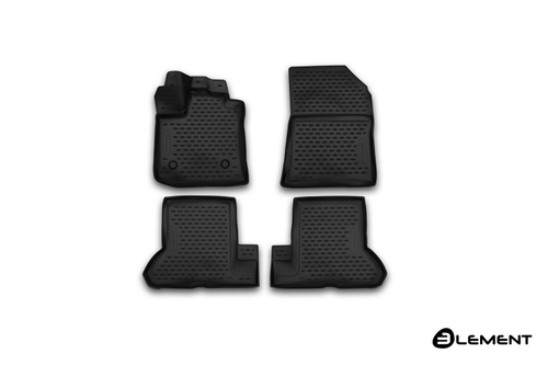 Коврики 3D в салон RENAULT Dokker, 2018-, 4 шт. (полиуретан)  AFM3D4153210K