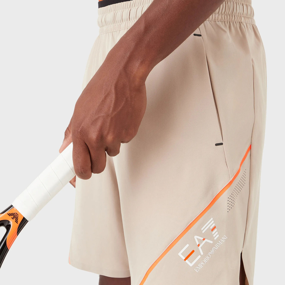 Мужские теннисные шорты EA7 Shorts Men - Beige, Multicoloured