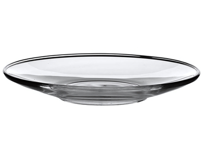 Блюдце стеклянное Гламур 13см