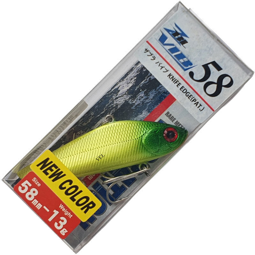 Воблер ZipBaits ZBL VIB 58-13G 879 Lime Chart Green Head