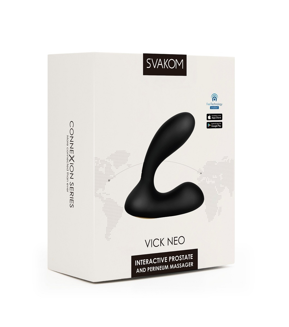Интерактивный вибромассажер простаты и промежности Svakom Vick Neo
