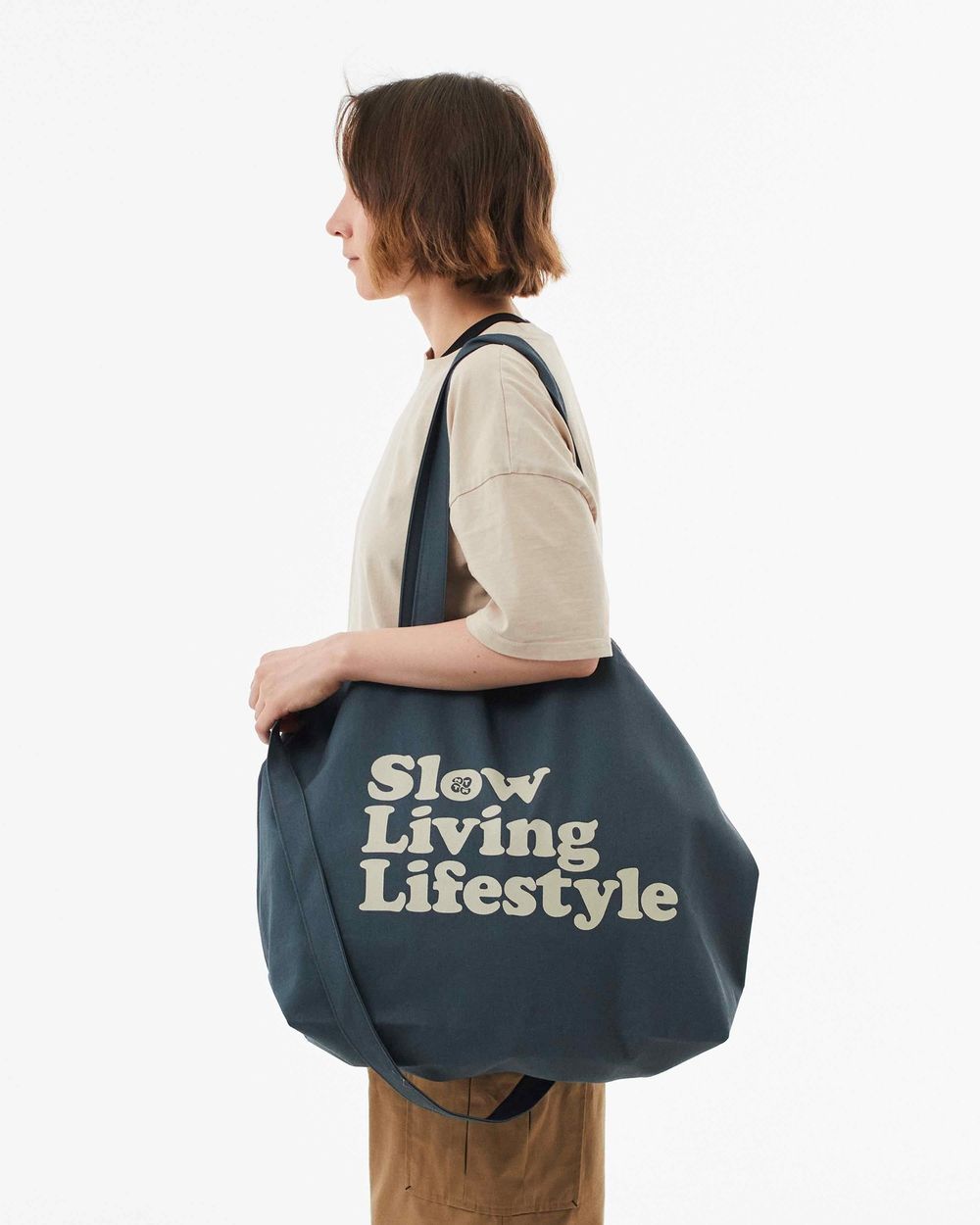 Шоппер NTTR BShopperbag Slow Living Lifеstyle серый