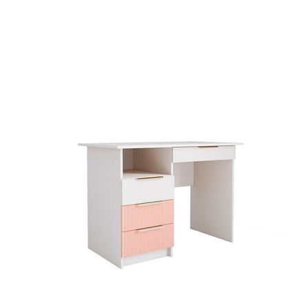 Стол письменный Лавис СТД 1070.1 (Белый/Персик софт)