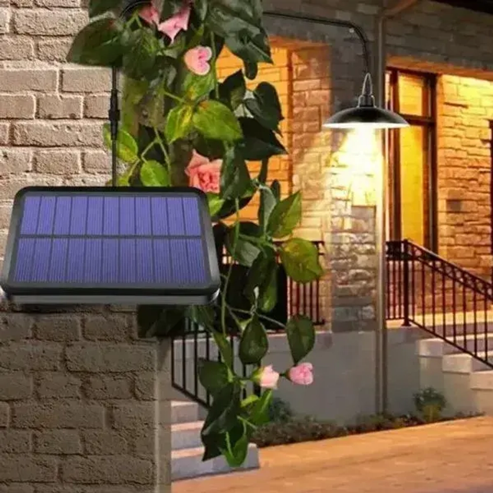 Уличный подвесной светильник на солнечной батарее