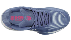 Женские теннисные кроссовки K-Swiss Hypercourt Express 2 - infinity/blue blush/carmine rose